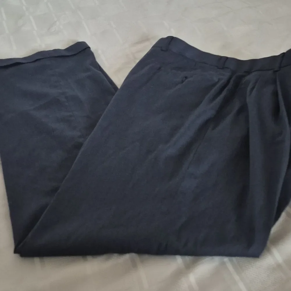 Men's Classic Navy Blue Pants - Picture 13 of 16